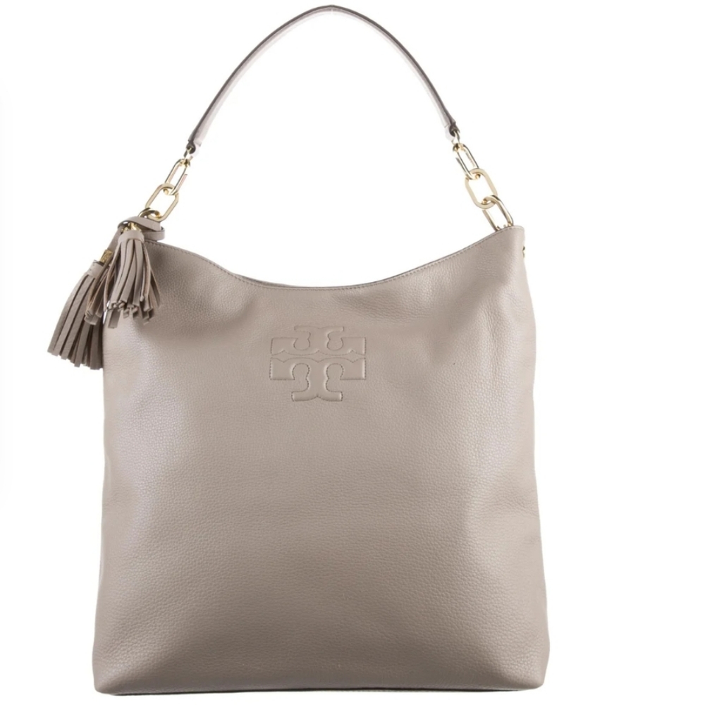 Tory Burch Grey Shoulder Bag